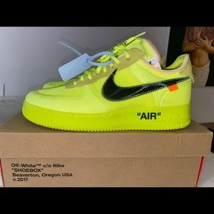 Nike Air Force 1 Low Off-White Volt size 12